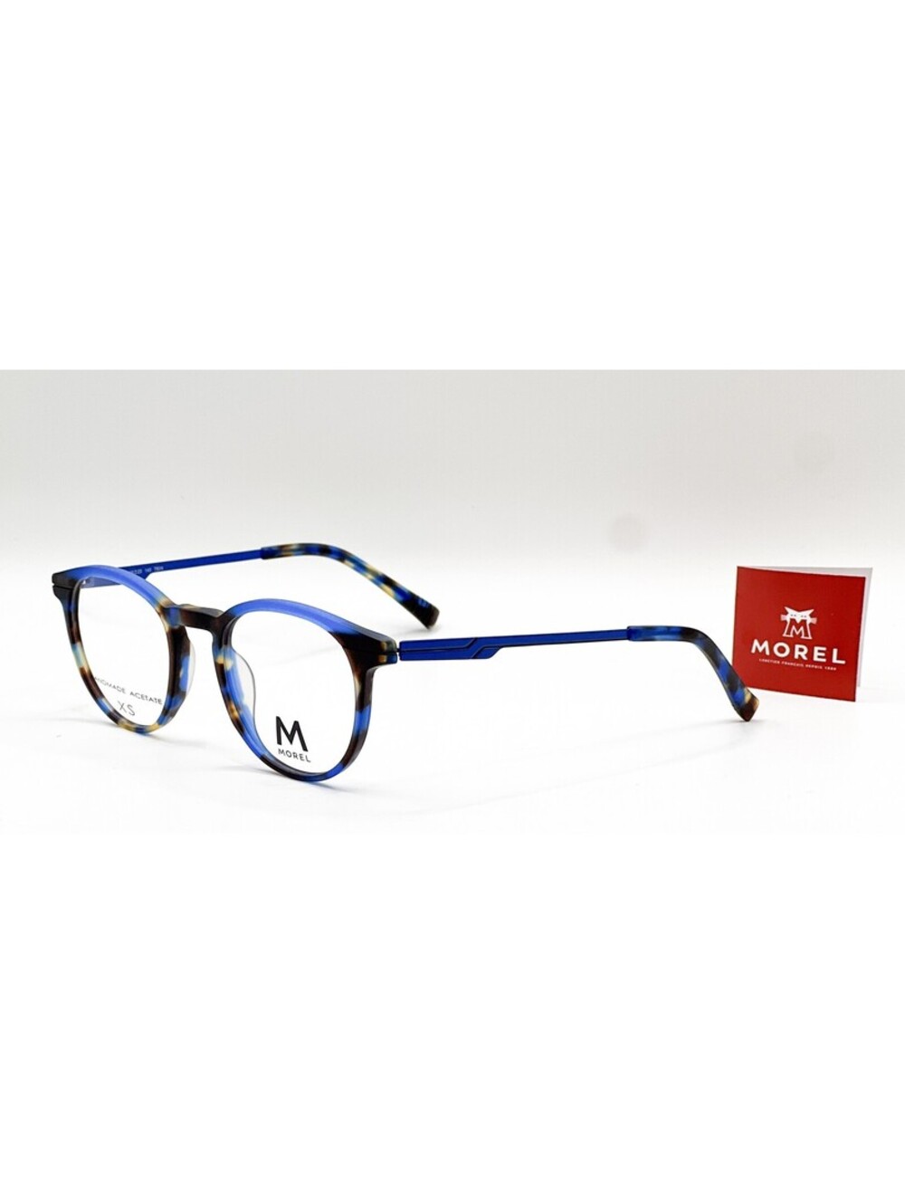Morel 40199N TB04 Blue Tortoise Round Authentic Eyeglass Frames 46-20